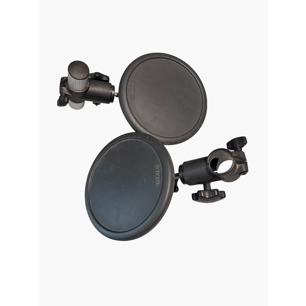 Yamaha TP65 Electronic Drum Pad Pair with Mounts DTX Series Single Zone Black